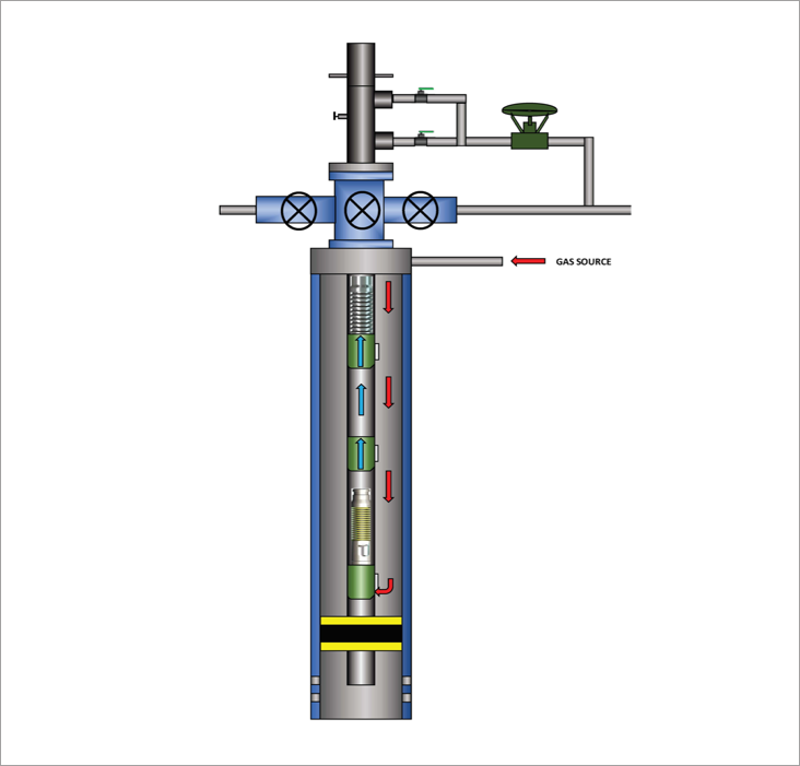 how work gas lift wells